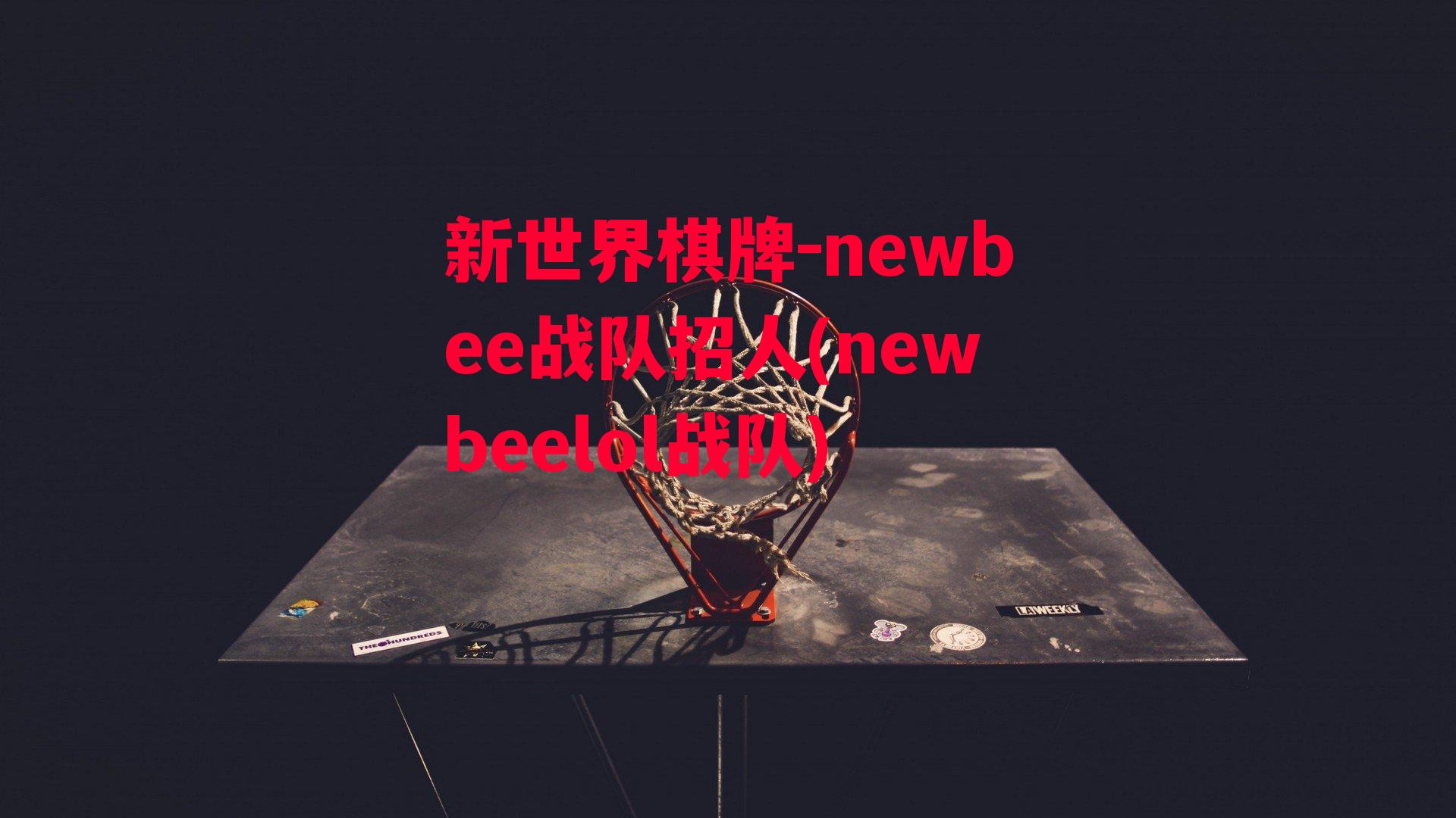 newbee战队招人(newbeelol战队)