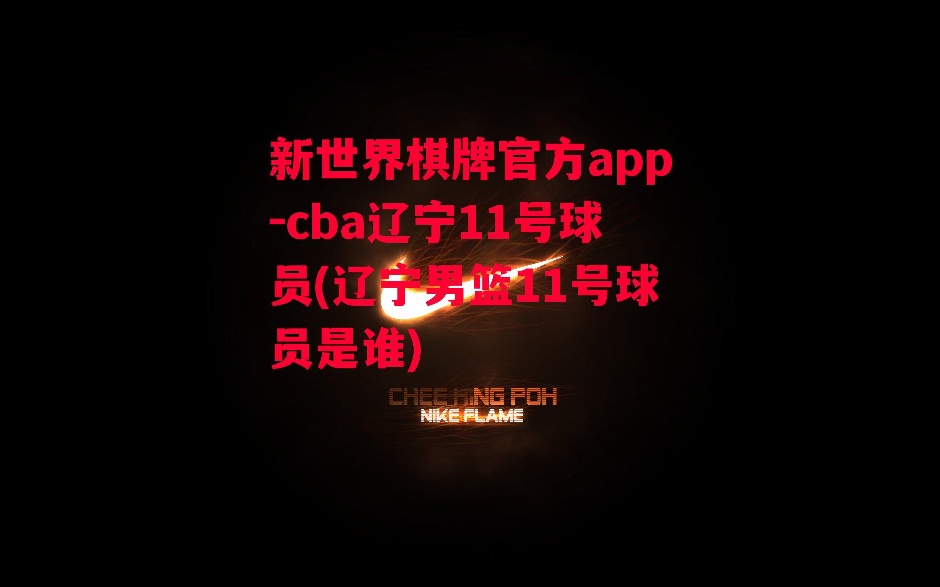 cba辽宁11号球员(辽宁男篮11号球员是谁)